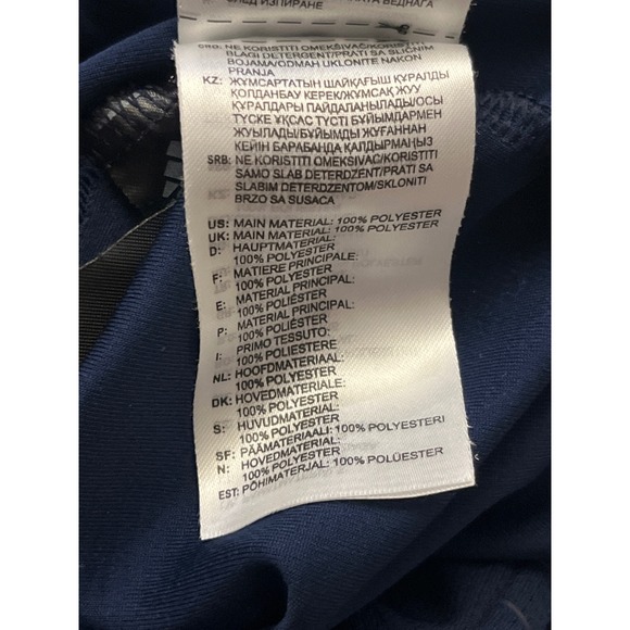 Adidas Rice Owls Basketball Polo Shirt Men's XL Navy‎ Blue Climalite - Picture 8 of 8